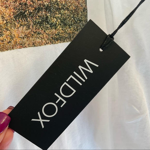 Wildfox Rainbow Coast Keke T-Shirt - NWT - Medium - Picture 7 of 9